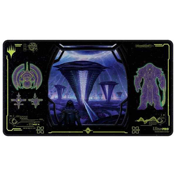 Magic Spillem 195 165 Tte Playmat Holofoil Edge Of Eternities: Black Mythic Ultra Pro 38885