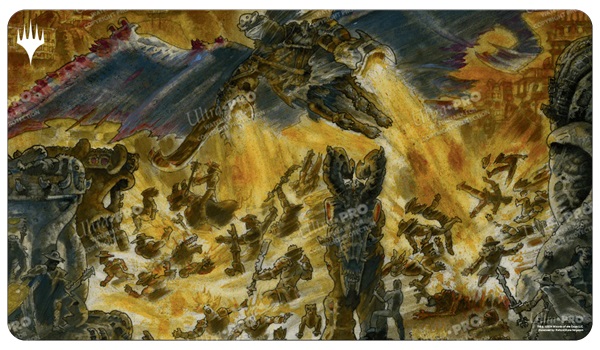 Magic Spillem 195 165 Tte Playmat Outlaws Of Thunder Junction: Black Pitiless Carnage Ultra Pro 38395