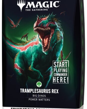 Magic: The Gathering Foundations Starter Commander  Edh  Multiplayer Magic Deck: V5 Tramplesaurus Rex 100 Kort