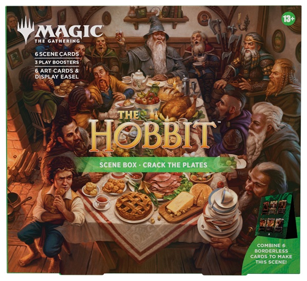 Magic: The Gathering The Hobbit Scene Box: Crack The Plates Promokort Play Boosters Art Cards