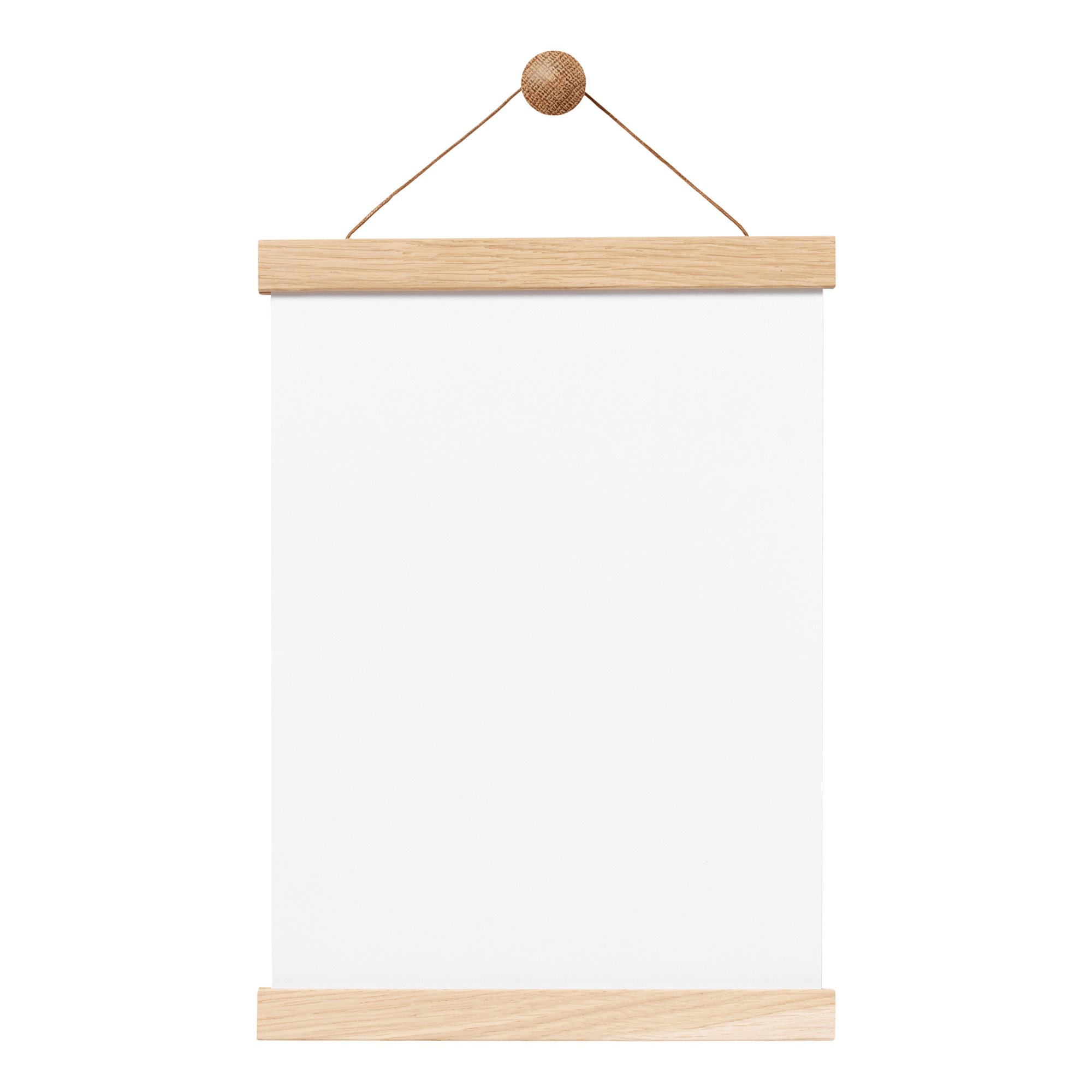 Magnet Rammeskinne Egetræ 22 Cm