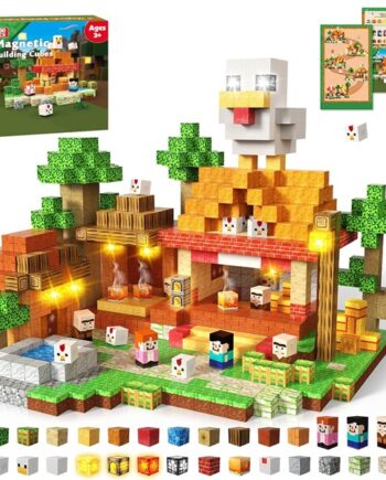 Magnetic Building Cubes: Minecraft Ver    200 Pieces