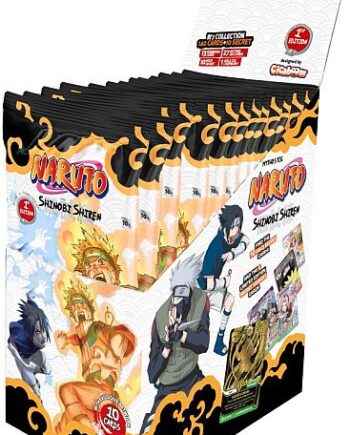 Naruto Mythos Trading Card Game  Tcg : Set 02 Shinobi Shiren Booster Box  1st Edition   Display  24 Packs