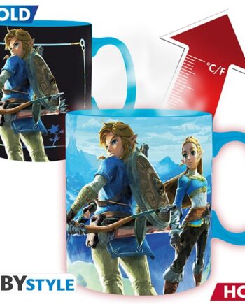 Nintendo: The Legend Of Zelda Breath The Wild Heat Change Mug 460ml