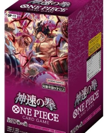 One Piece Card Game: Kinesisk Chinese Op11   Fist Of Divine Speed Booster Pack