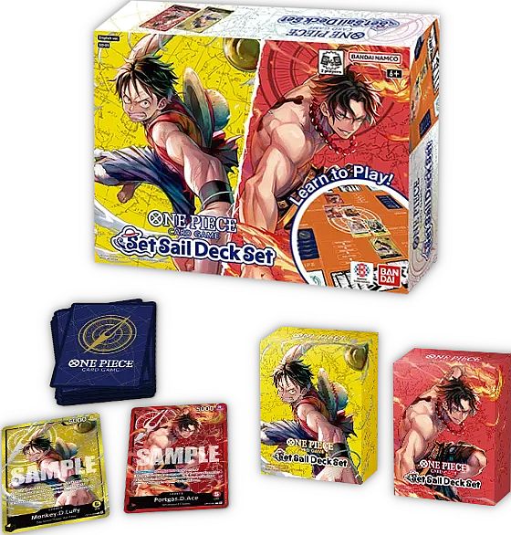 One Piece Card Game: Sd01 Set Sail Deck Set Learn To Play
