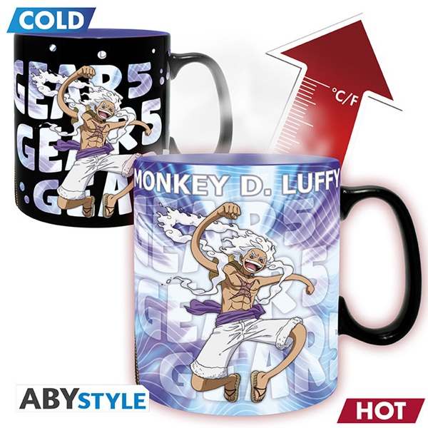 One Piece Luffy Gear 5th Heat Change Mug 460ml