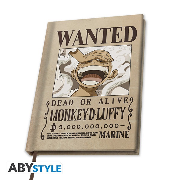 One Piece Wanted Luffy Wano A5 Notebook