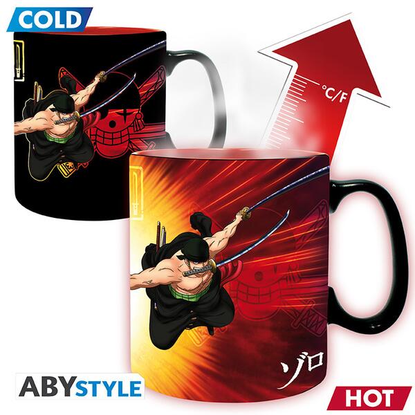 One Piece Zoro Sanji Heat Change Mug 460ml