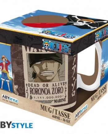 One Piece Zoro Wanted Mug 460 Ml