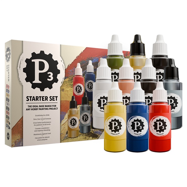 P3 Maling Steamforged Games P3 Paints Starter Set