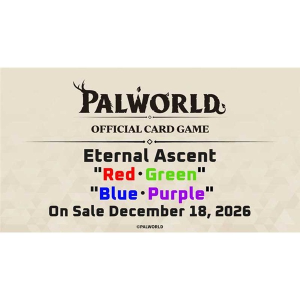 Palworld Official Card Game Ocg : Td03 Eternal Ascent: Red-green Deck