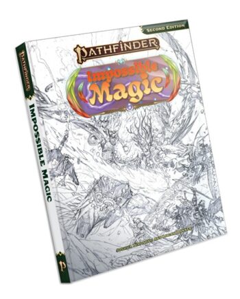 Pathfinder   2e  Grundbog Impossible Magic  Sketch Cover Edition   Pzo12014sk