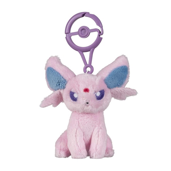 Pokémon: Espeon Adventure Partners Pokémon Center Plush Keychain Nøglering 8cm