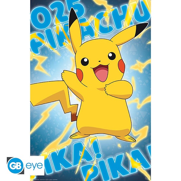 Pokémon Pikachu Poster Plakat Foil 61x91 5cm