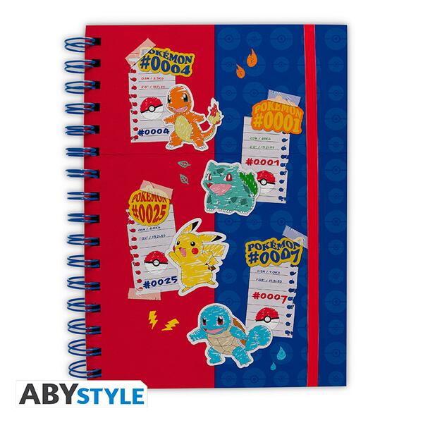 Pokemon Blue   Red Partners A5 Notebook