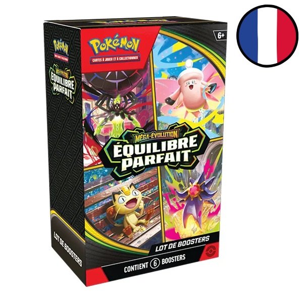 Pokemon Booster Pakke Fransk French Me03 Mega Evolution: Perfect Order Booster Pack Bundle Box Med Boosters