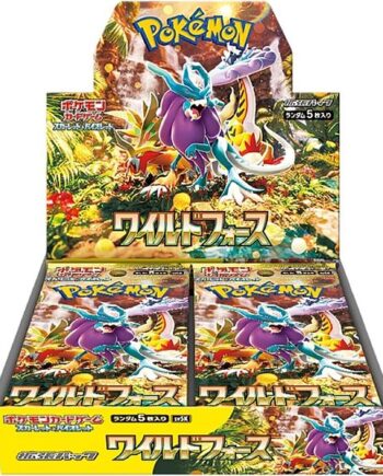 Pokemon Display  Booster Box  Scarlet   Violet Sv5k: Wild Force  Japansk  30 Boosters