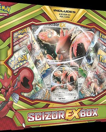 Pokemon Ex Box: Scizor-ex   Boosters  Promo   Oversize Kort