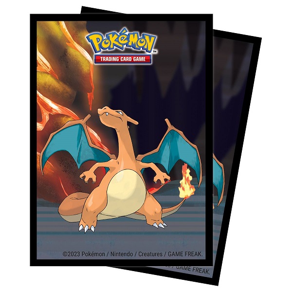 Pokemon Gallery Series: Scorching Summit Deck Protector 65 Lommer Ultra Pro Sleeves 16131