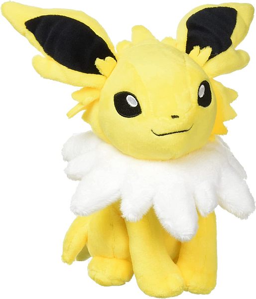 Pokemon Jolteon Closed Mouth Sitting Plush Bamse 20cm Top Kvalitet