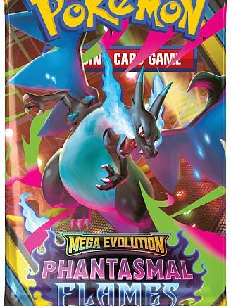 Pokemon Mega Evolution: Phantasmal Flames Booster Pakke