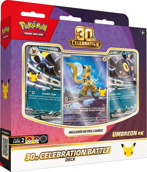 Pokemon Mega Evolution: 30th Celebration Battle Deck: Umbreon Ex 2026