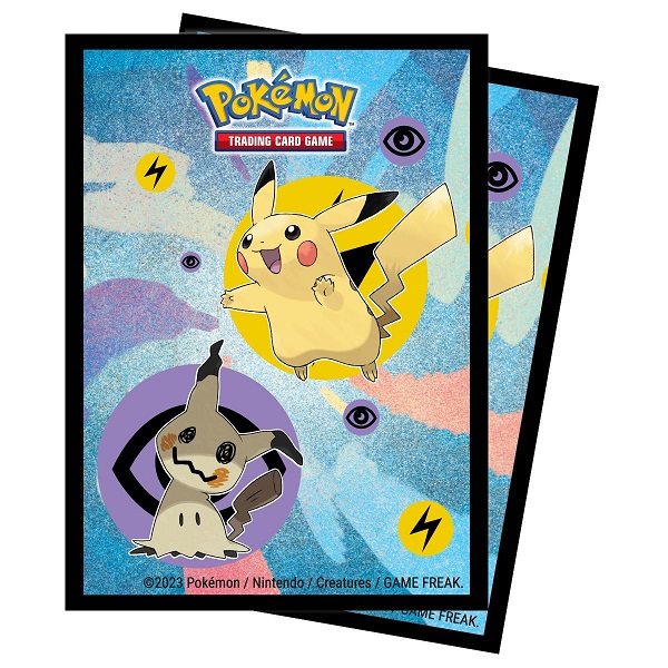 Pokemon Pikachu Mimikyu Deck Protector 65 Lommer Ultra Pro Sleeves 16110
