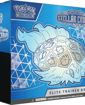 Pokemon Scarlet   Violet: Stellar Crown Elite Trainer Box  Terapagos Noctowl  Boks Med   Boosters  Promokort   Tilbehør