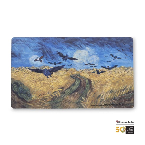 Pokemon Spillem 195 165 Tte Playmat Pok 195 169 Mon Center Van Gogh Museum: Corviknight Inspired By Wheatfield With Crows