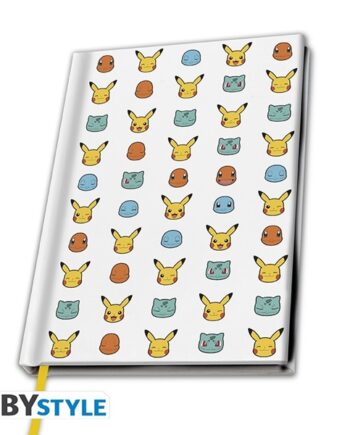 Pokemon Starters A5 Notebook