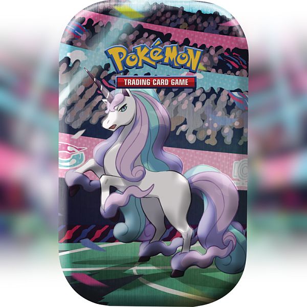 Pokemon Tin Kasse 2020 Fall Mini Tin: Galarian Rapidash Boosters Billedkort 195 184 Nt
