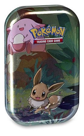 Pokemon Tin Kasse Kanto Friends Mini Tin: Eevee Boosters Billedkort 195 184 Nt