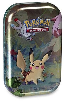Pokemon Tin Kasse  Kanto Friends Mini Tin: Pikachu    Boosters  Billedkort     195 184 Nt