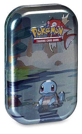 Pokemon Tin Kasse Kanto Friends Mini Tin: Squirtle Boosters Billedkort 195 184 Nt