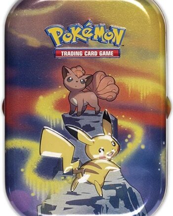 Pokemon Tin Kasse  Kanto Power Mini Tin: Pikachu   Vulpix    Boosters  Billedkort     195 184 Nt
