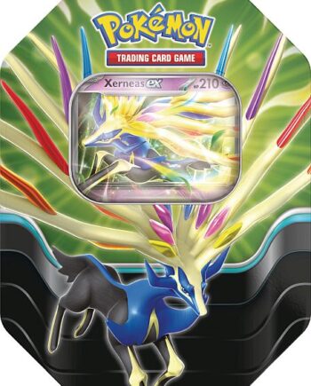 Pokemon Tin Kasse 2025 Wave   Spring: Xerneas Ex Azure Legends Collector Apos   Tin Box    Boosters