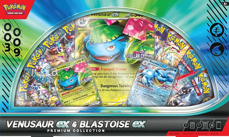 Pokemon: Venusaur Ex Blastoise Ex Premium Collection