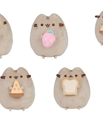 Pusheen: Pusheen Snacking  Cookie  Pizza  Toast  Strawberry  Plush Bamse 25cm    Random