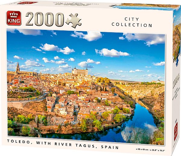 Puzzle City Collection: Toledeo With River Tagus Spain 2000 Pieces