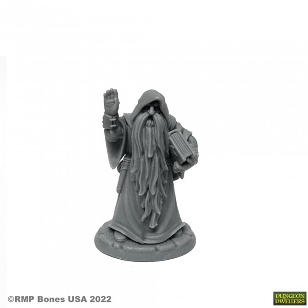Reaper Bones Usa Dungeon Dwellers: Belevos Traveling Wizard Plastic Miniature