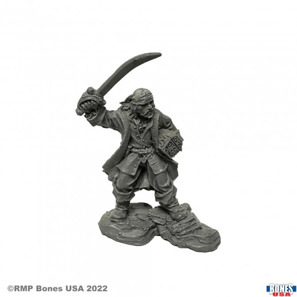 Reaper Bones Usa Reaper Legends: Salvador Crowley Swashbuckler Plastic Miniature