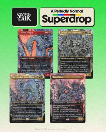 Secret Lair Drop Series  2026 :    Perfectly Normal Superdrop: Artist Series: Ian Miller  Regular