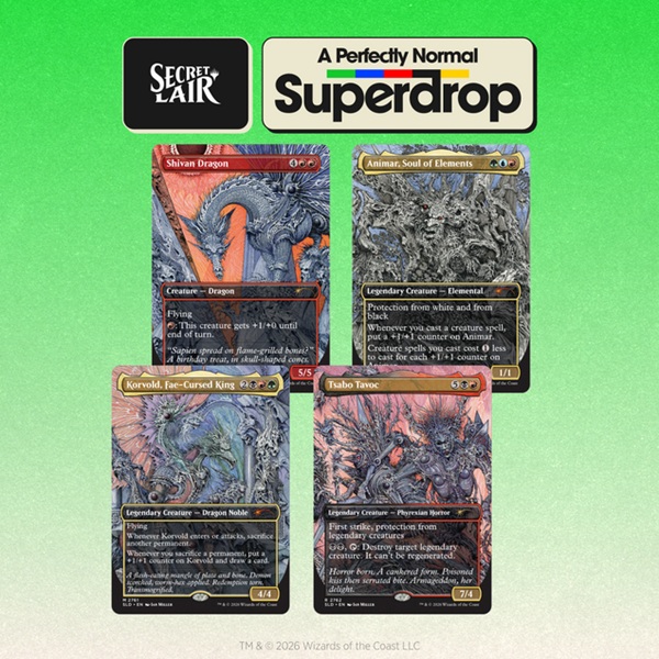 Secret Lair Drop Series 2026 : Perfectly Normal Superdrop: Artist Series: Ian Miller Regular