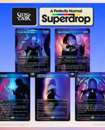 Secret Lair Drop Series  2026 :    Perfectly Normal Superdrop: Cosmic Chill By Robin Eisenberg  Foil