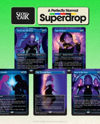 Secret Lair Drop Series  2026 :    Perfectly Normal Superdrop: Cosmic Chill By Robin Eisenberg  Regular