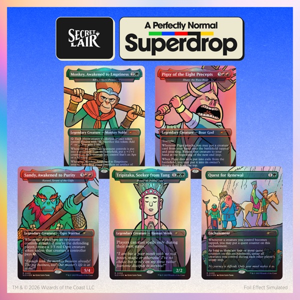 Secret Lair Drop Series 2026 : Perfectly Normal Superdrop: Featuring: Gene Luen Yang Foil