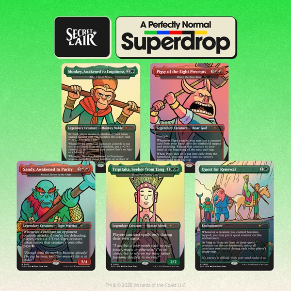 Secret Lair Drop Series 2026 : Perfectly Normal Superdrop: Featuring: Gene Luen Yang Regular