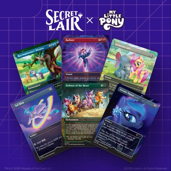 Secret Lair Drop Series 2026 : Back To School Superdrop: Secret Lair My Little Pony: Friendship Is Magic Regular