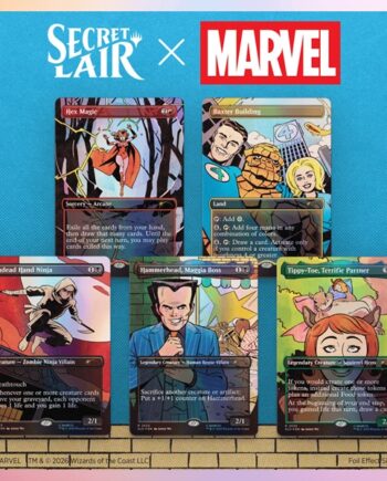 Secret Lair Drop Series  2026 : Chaos Vault Superdrop: Secret Lair   Marvel: Spinner Rack Specials  Foil